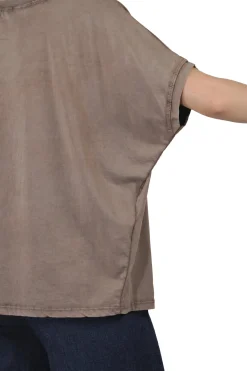 - T-shirt - 451527 - Marrone^La Femme Blanche Sale