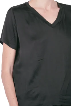- T-shirt - 451604 - Nero^La Femme Blanche Outlet