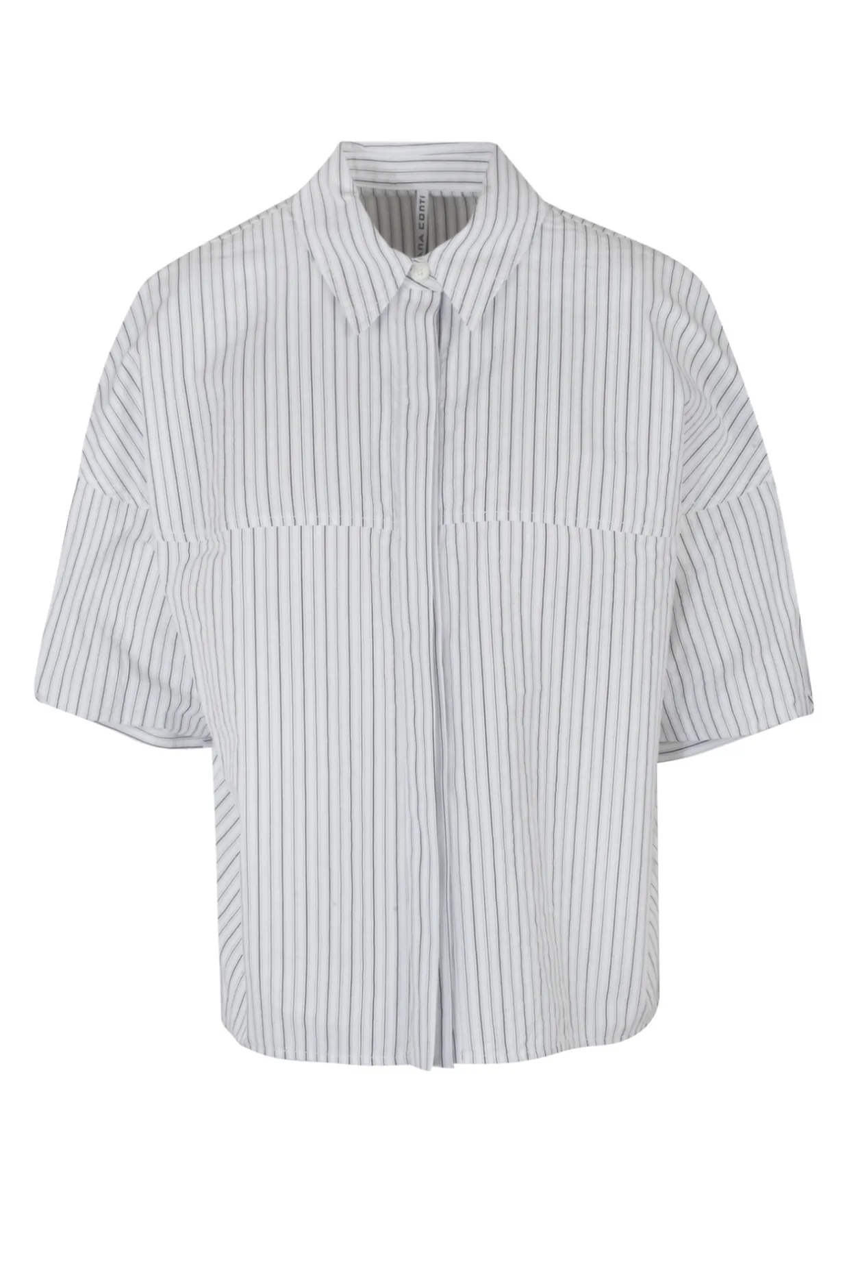 - Camicia - 450552 - Bianco/Nero^Liviana Conti Outlet