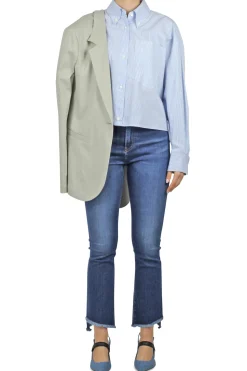 - Camicia - 450569 - Bianco/Azzurro^Liviana Conti Fashion