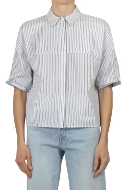 - Camicia - 450552 - Bianco/Nero^Liviana Conti Outlet
