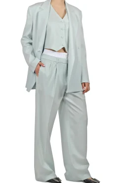 - Pantalone - 450570 - Verde acqua^Liviana Conti New