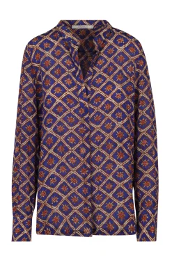- Blusa - 450742 - Blu/Marrone^Maliparmi New