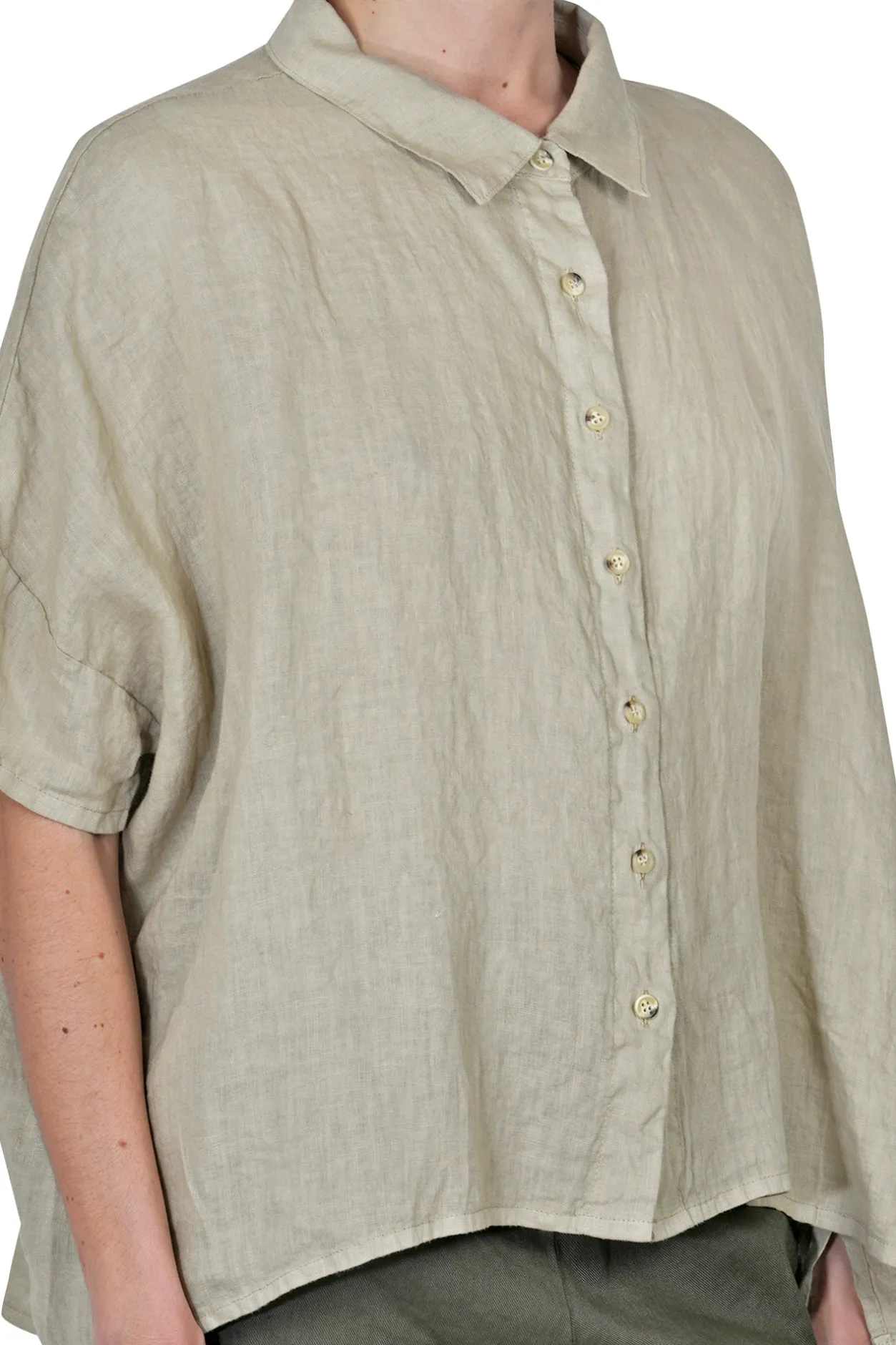 - Camicia - 450671 - Beige^Mama B Outlet
