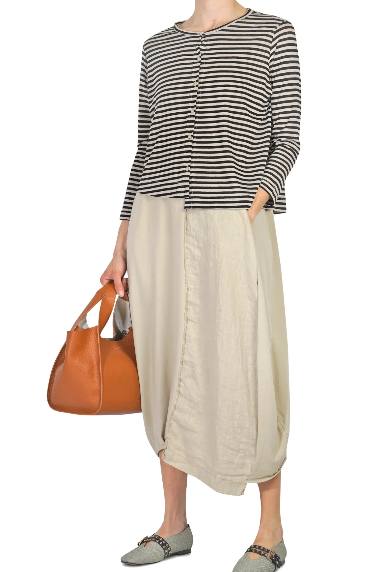 - Cardigan - 450617 - Nero/Beige^Mama B Clearance
