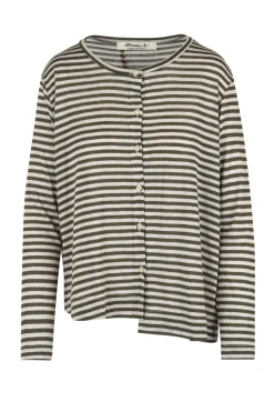 - Cardigan - 450617 - Verde/Beige^Mama B Online