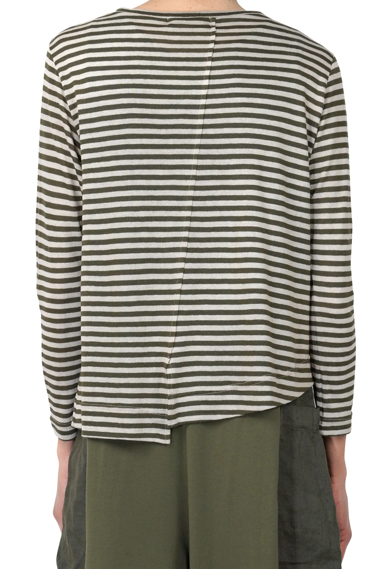 - Cardigan - 450617 - Verde/Beige^Mama B Online