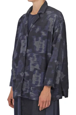 - Giacca - 450674 - Fantasia Blu^Mama B Outlet