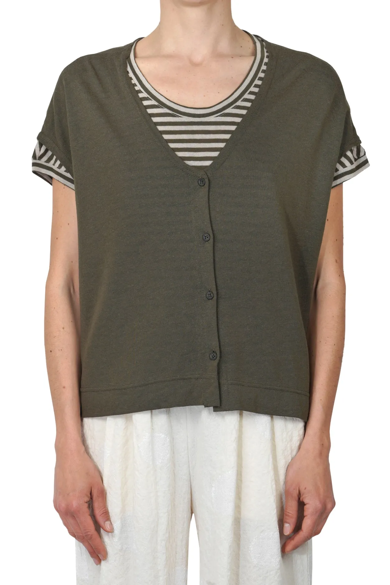 - Gilet - 450668 - Verde^Mama B Hot