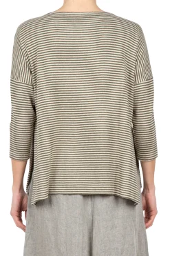 - Maglia - 450627 - Verde/Latte^Mama B Discount