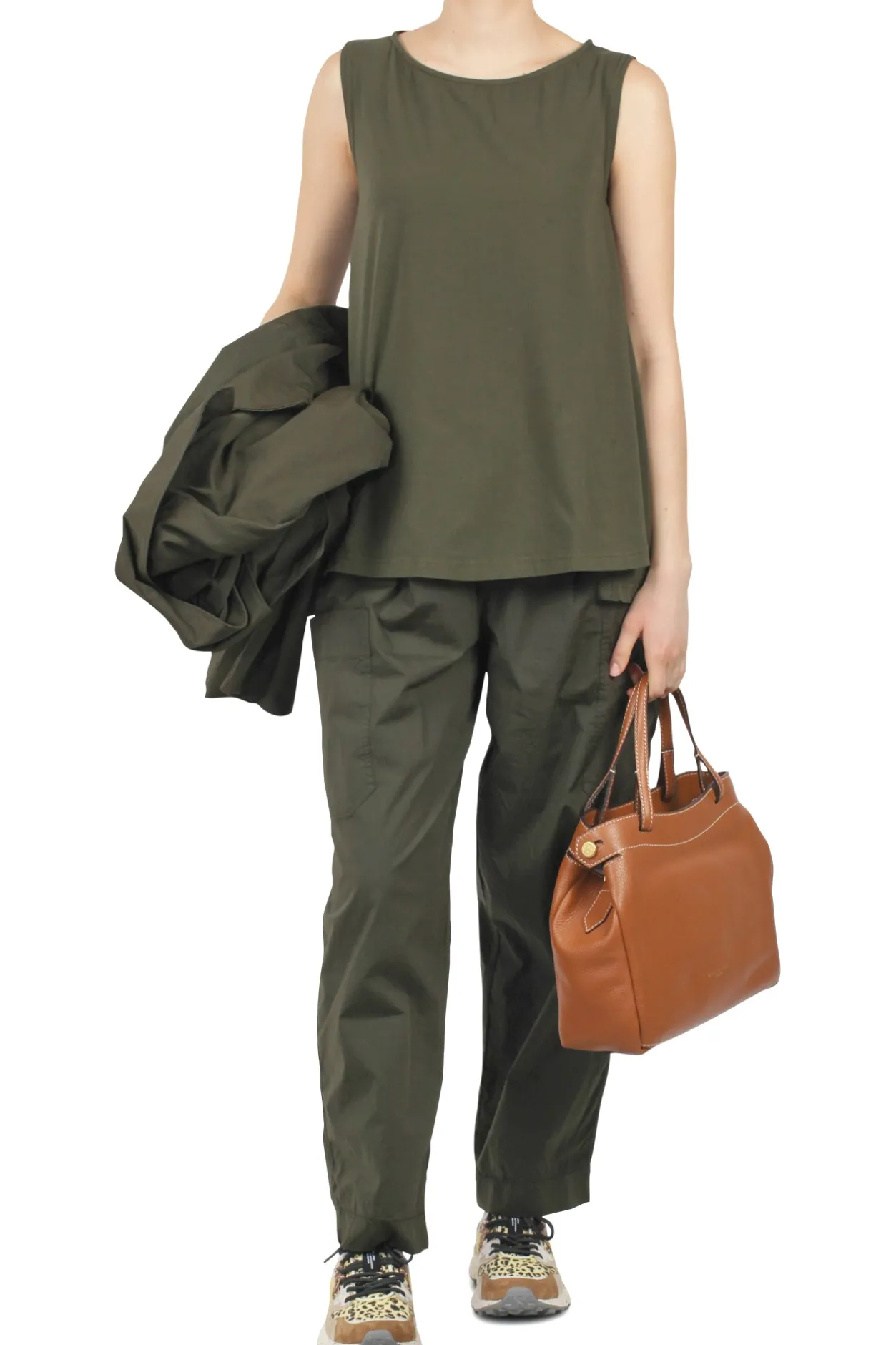 - Pantalone - 450622 - Verde^Mama B Hot