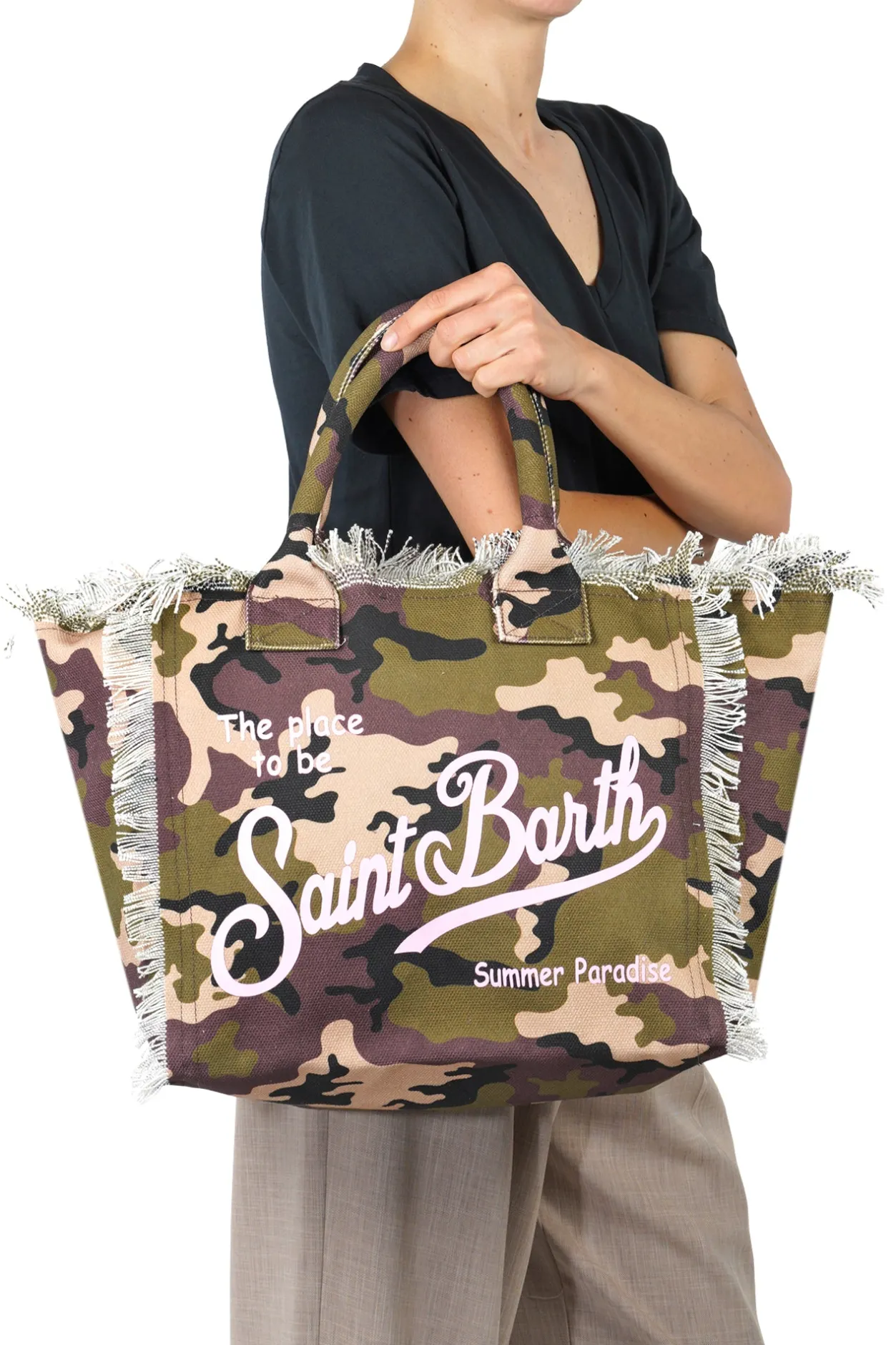 - Borsa grande - 450956 - Fantasia Militare^MC2 Saint Barth Outlet