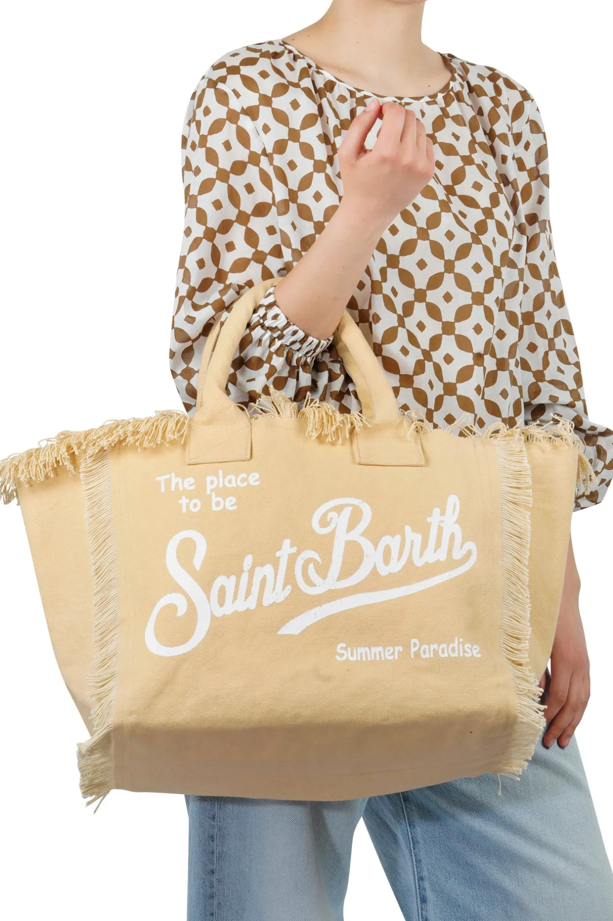 - Borsa grande - 450930 - Vaniglia^MC2 Saint Barth Online