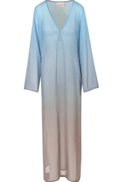 - Caftano - 450898 - Azzurro/Marrone^MC2 Saint Barth Clearance
