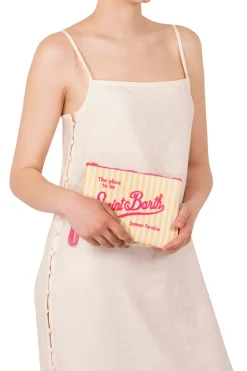 - Pochette - 451571 - Giallo/Rosa^MC2 Saint Barth Fashion