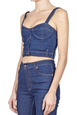 - Crop top - 430111 - Denim^MO5CH1NO JEANS - Moschino Best