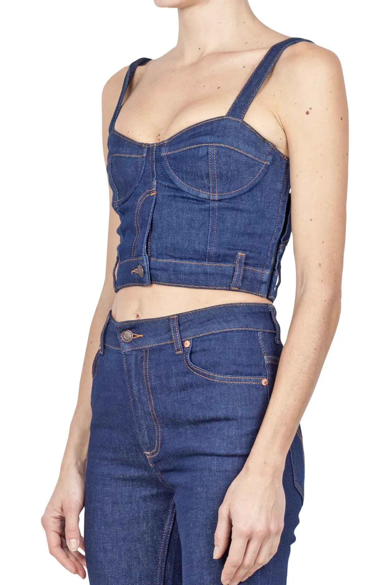 - Crop top - 430111 - Denim^MO5CH1NO JEANS - Moschino Best