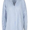 - Blusa - 450077 - Bianco/Blu^Neirami Discount