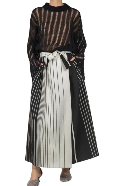 - Gonna - 450085 - Nero/Panna^Neirami Outlet