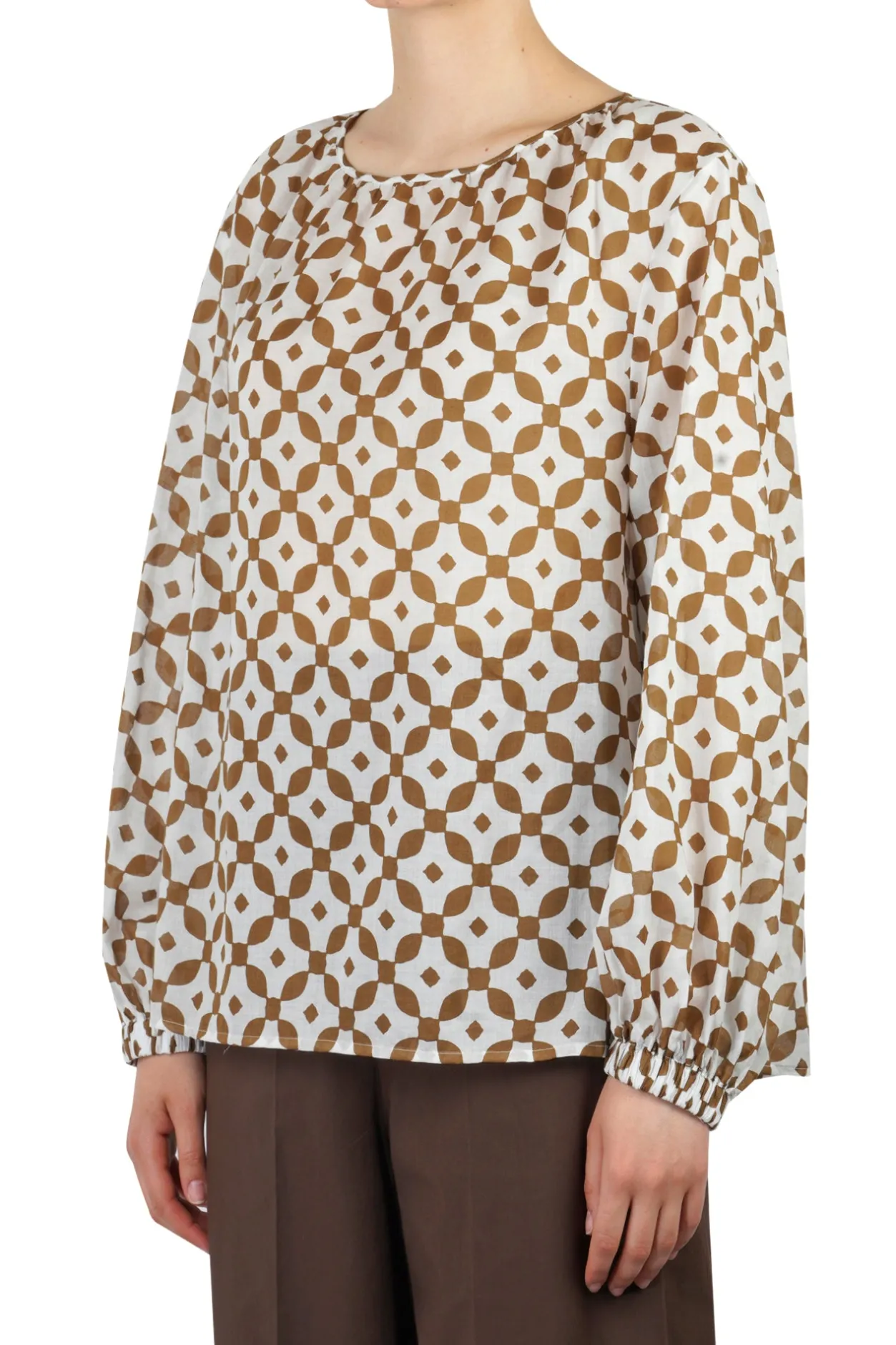 - Blusa - 450231 - Bianco/Tabacco^NIU Sale