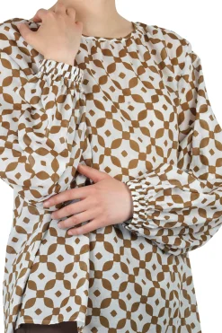 - Blusa - 450231 - Bianco/Tabacco^NIU Sale