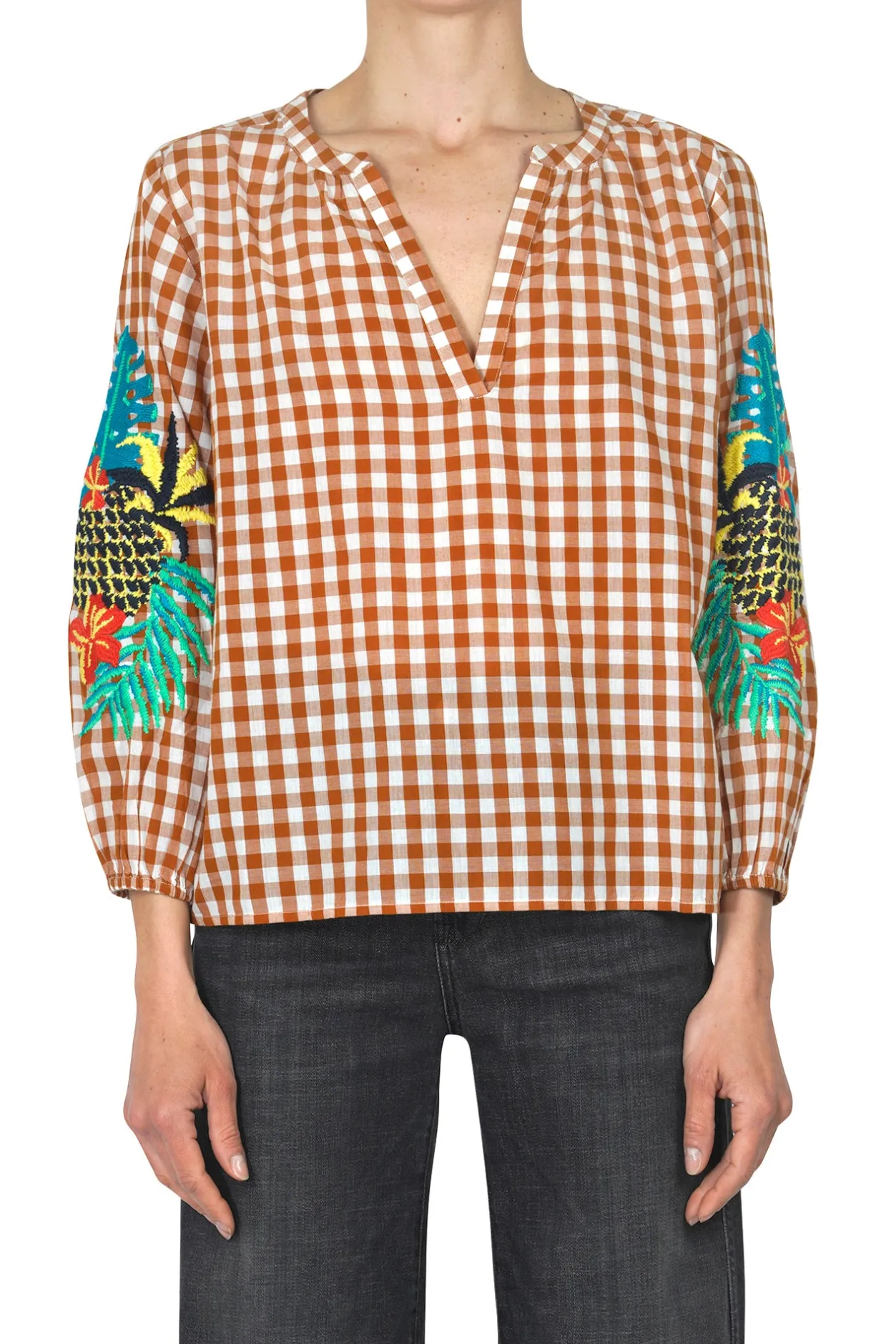 - Blusa - 450221 - Fantasia Arancione^NIU Fashion