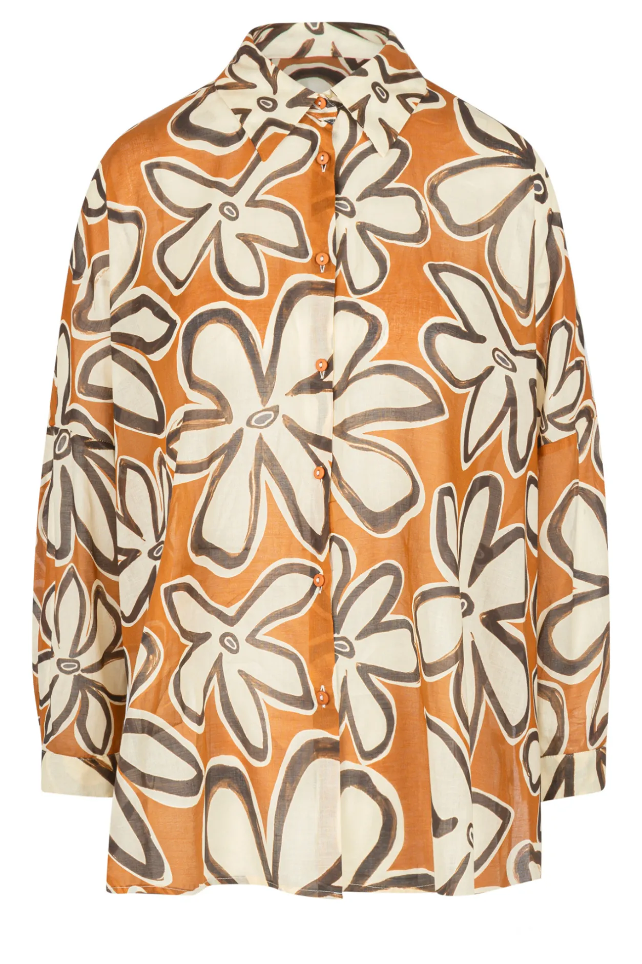 - Camicia - 450216 - Fantasia Cammello^NIU Fashion