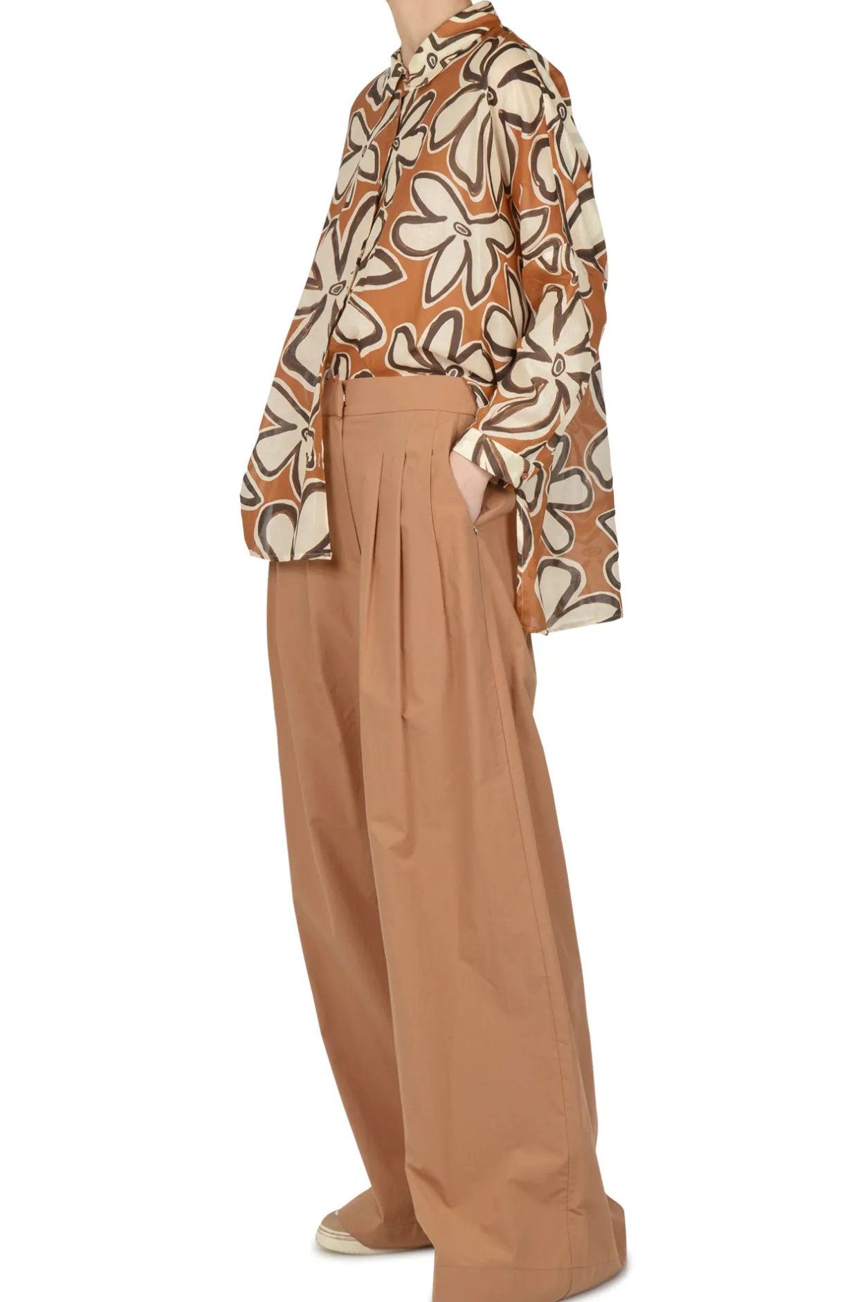 - Camicia - 450216 - Fantasia Cammello^NIU Fashion