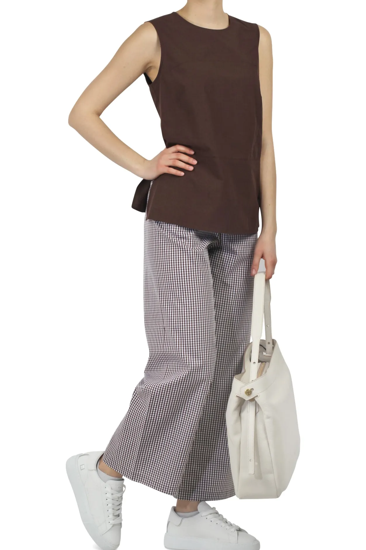 - Pantalone - 450223 - Bianco/Tabacco^NIU Online