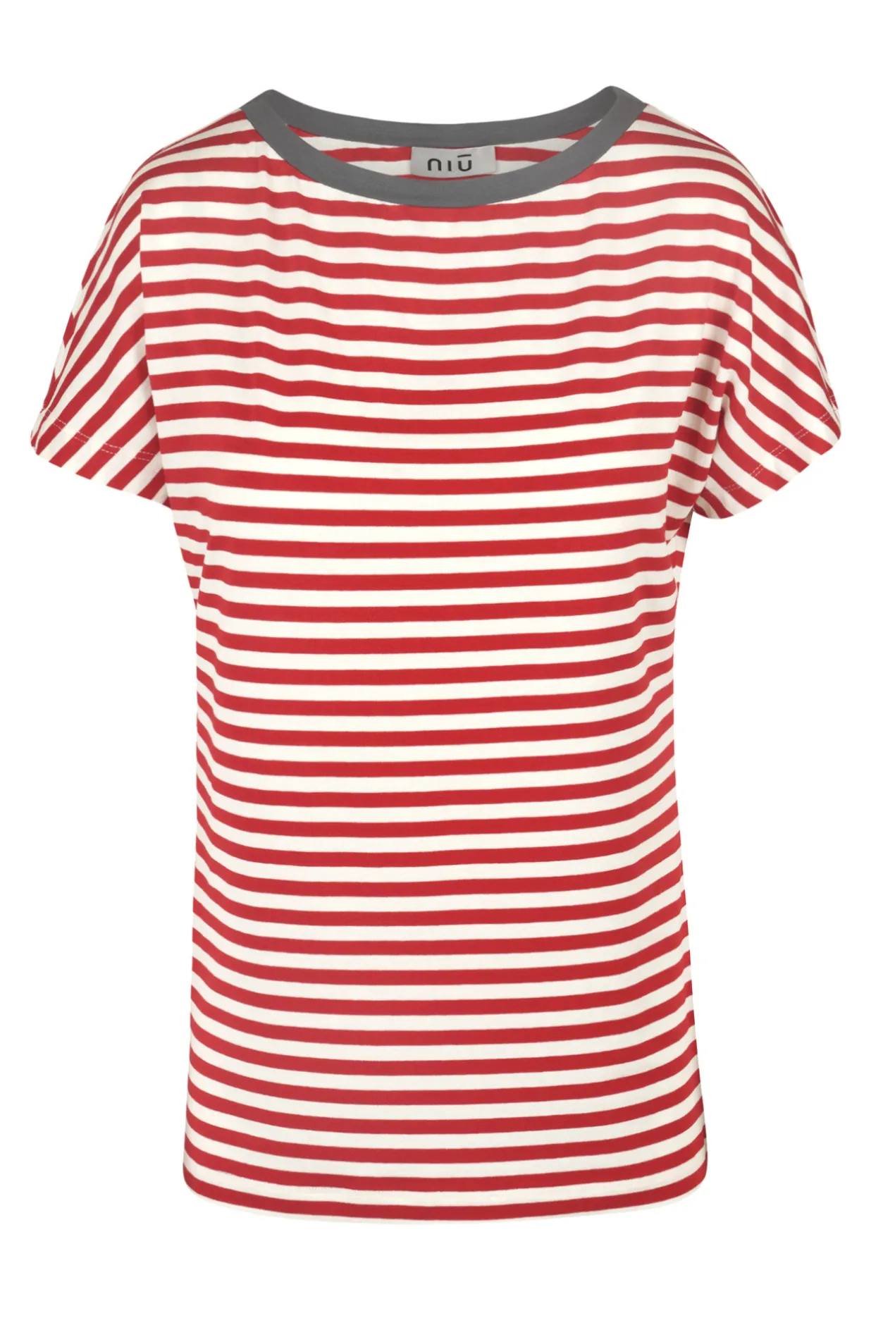 - T-shirt - 450211 - Bianco/Rosso^NIU Fashion