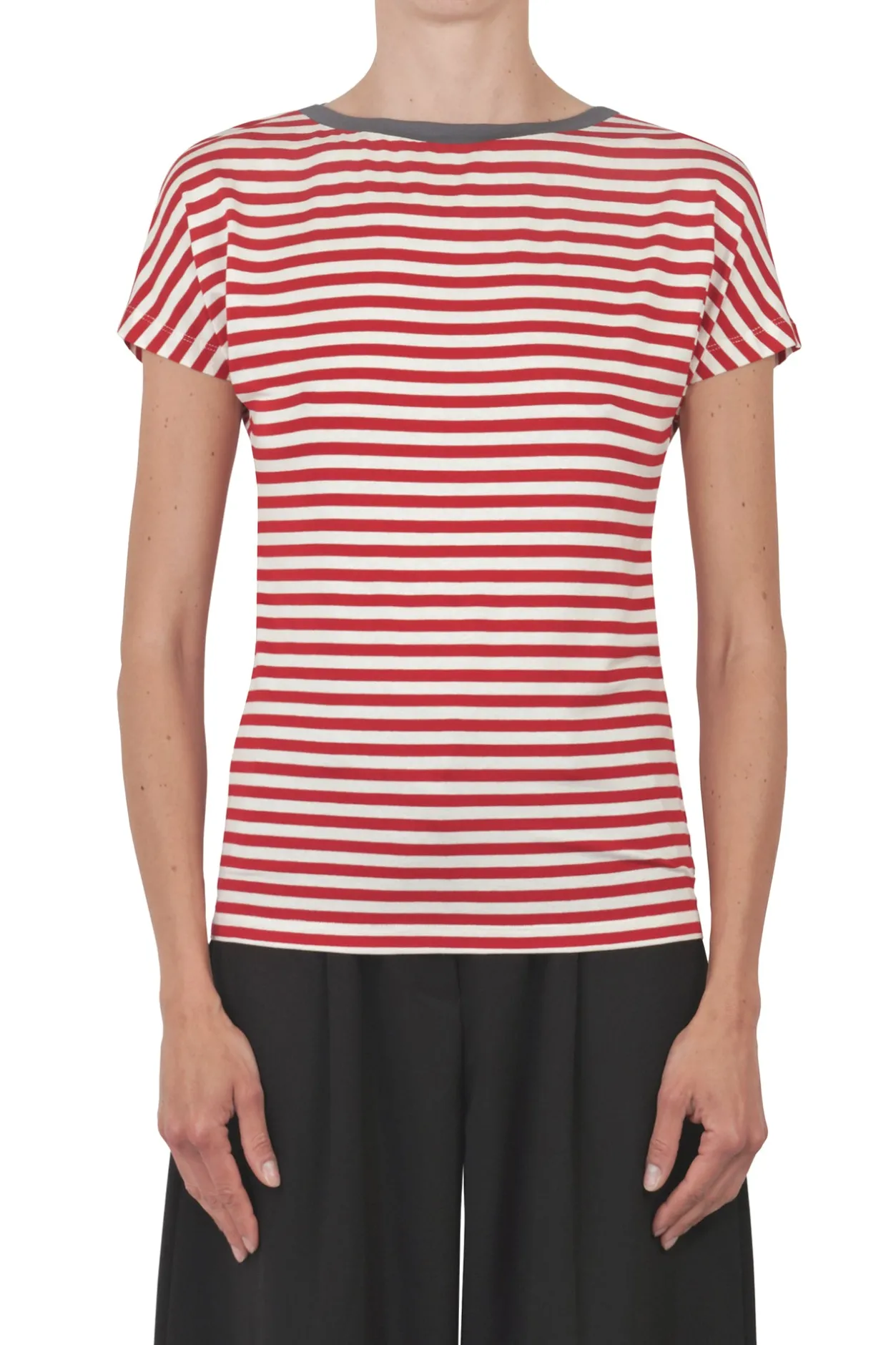 - T-shirt - 450211 - Bianco/Rosso^NIU Fashion