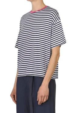 - T-shirt - 450210 - Blu/Bianco^NIU Fashion