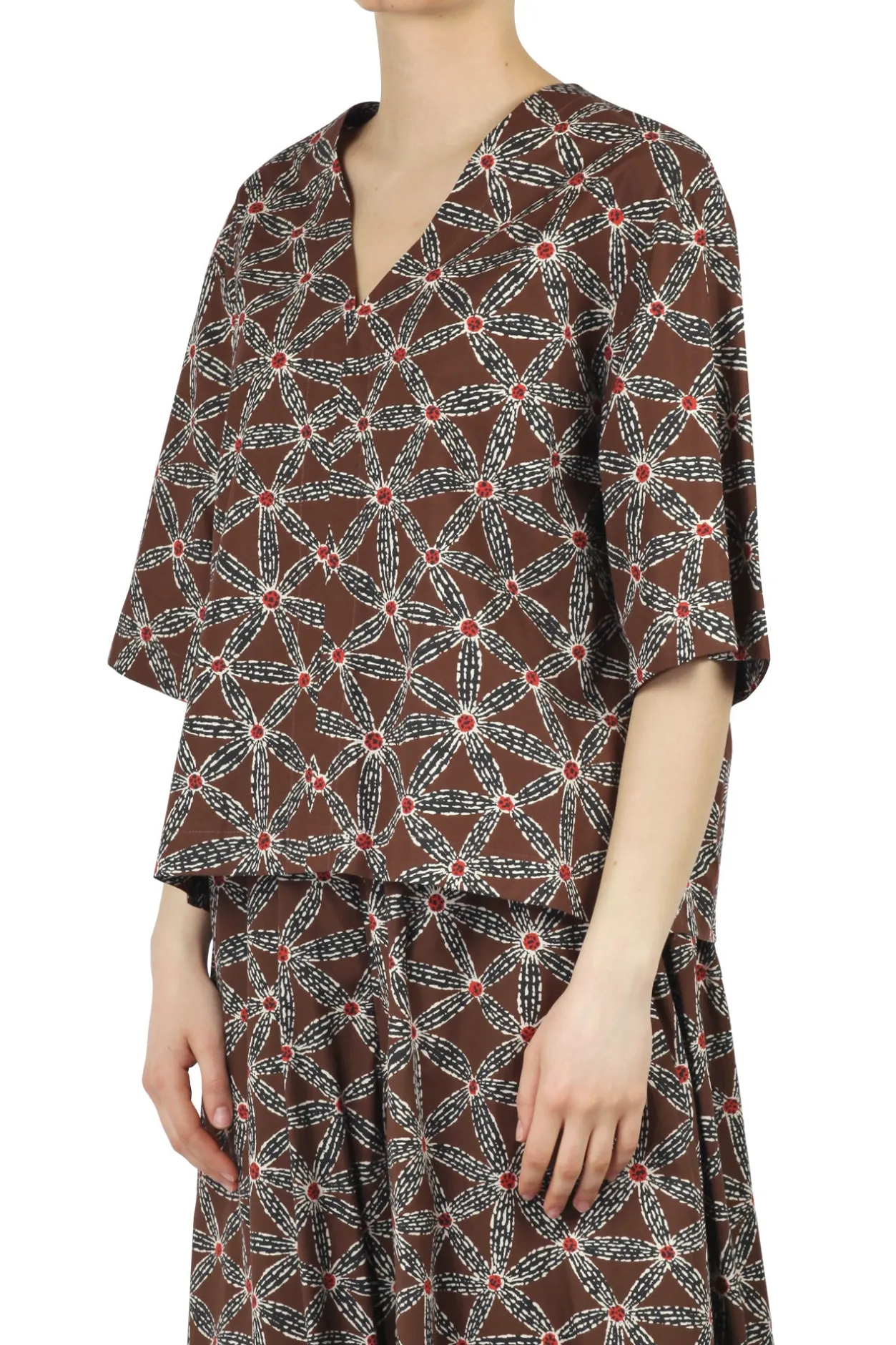 - Blusa - 450356 - Cioccolato^Ottod'ame Fashion