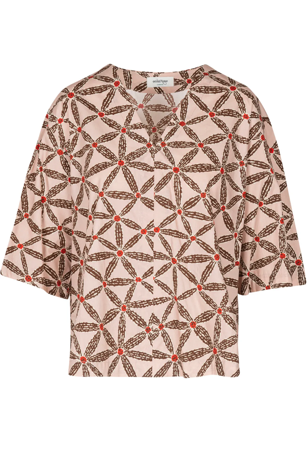 - Blusa - 450356 - Rosa/Marrone^Ottod'ame New