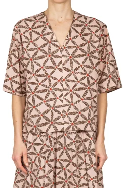 - Blusa - 450356 - Rosa/Marrone^Ottod'ame New