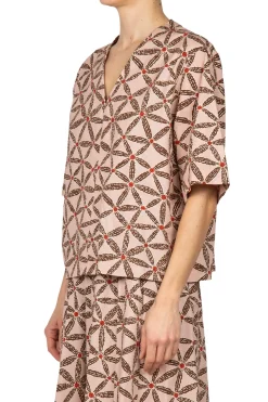- Blusa - 450356 - Rosa/Marrone^Ottod'ame New