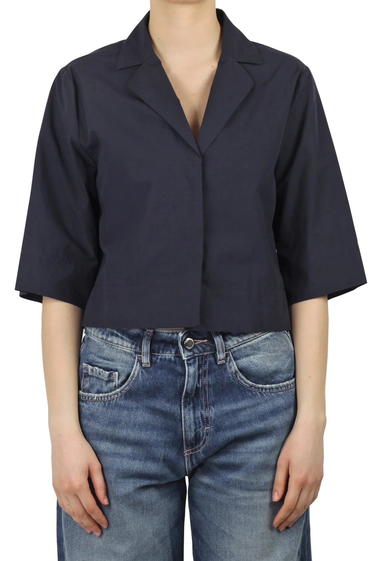 - Camicia - 450352 - Blu^Ottod'ame Discount