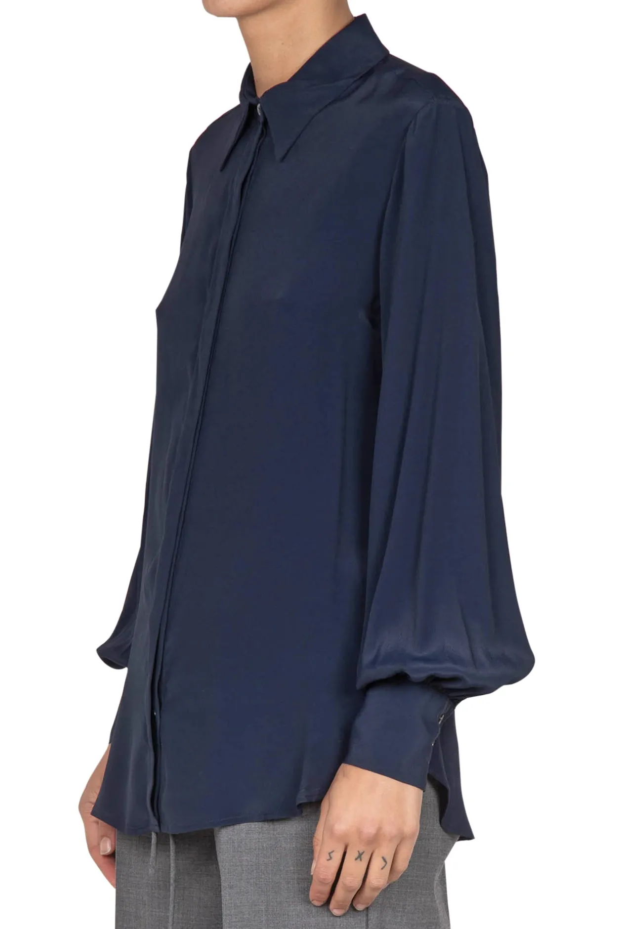 - Camicia - 441530 - Blu^Ottod'ame Outlet