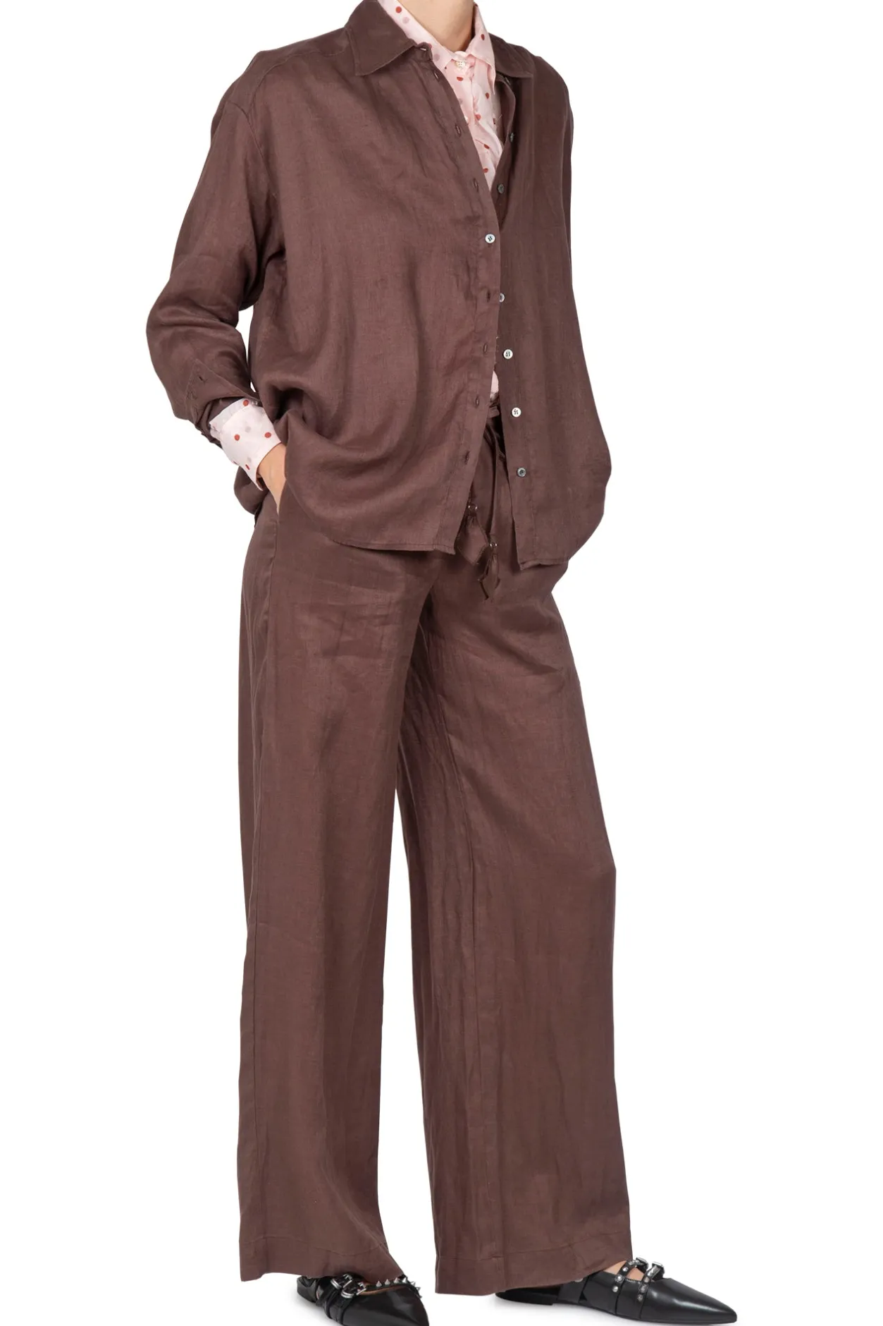 - Camicia - 450385 - Cioccolato^Ottod'ame Hot