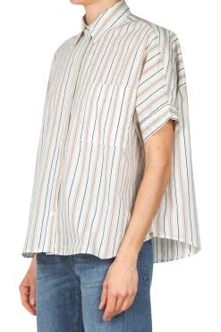 - Camicia - 450358 - Fantasia Blu^Ottod'ame Outlet