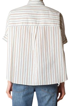 - Camicia - 450358 - Fantasia Blu^Ottod'ame Outlet