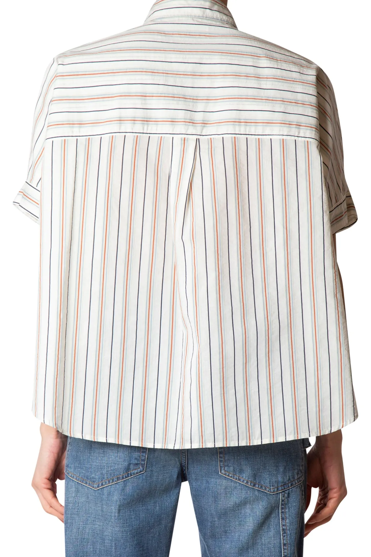 - Camicia - 450358 - Fantasia Blu^Ottod'ame Outlet