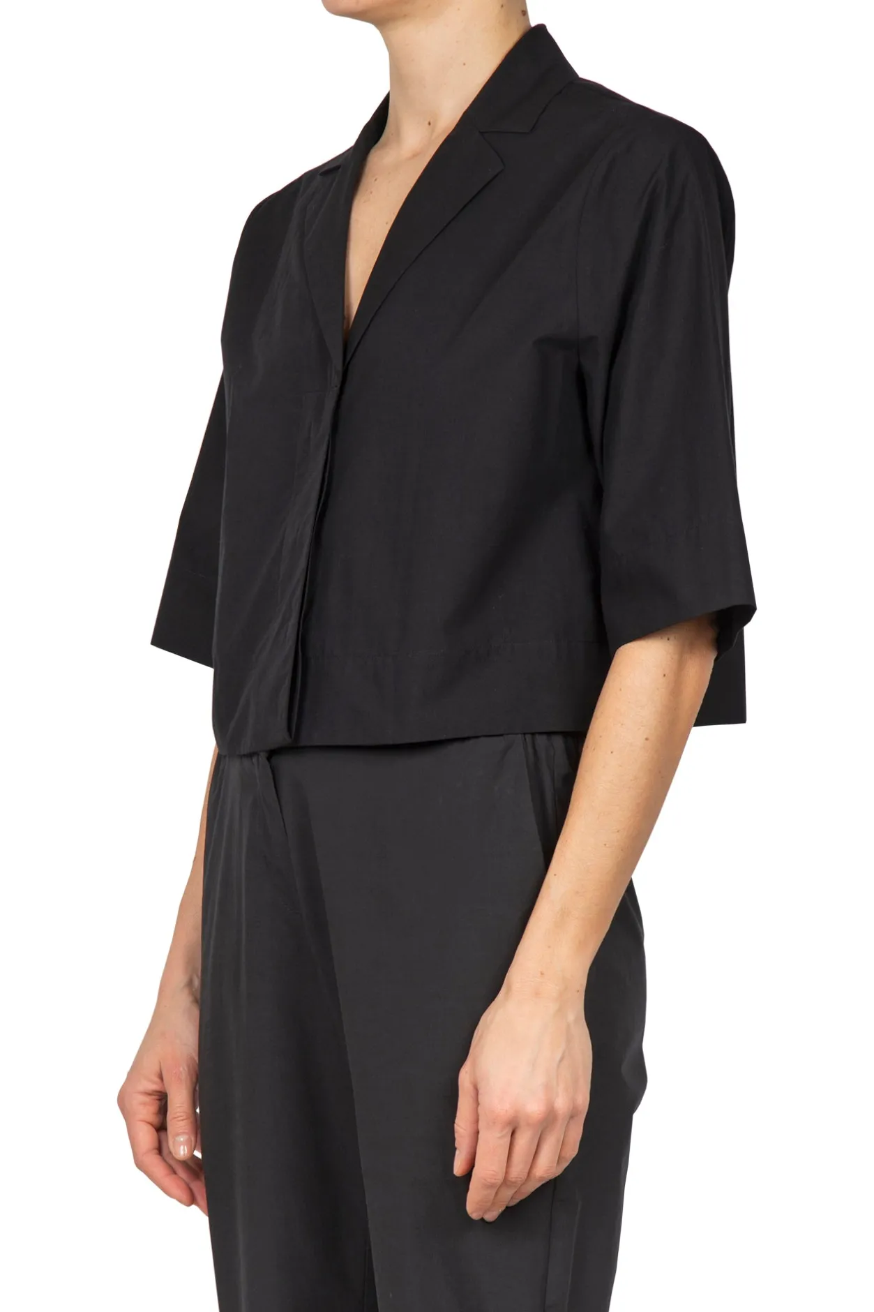 - Camicia - 450352 - Nero^Ottod'ame Fashion