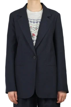 - Giacca - 450346 - Blu/Panna^Ottod'ame New