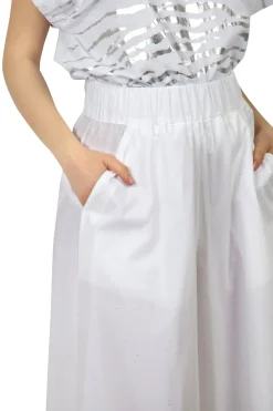 - Pantalone - 450353 - Bianco^Ottod'ame Sale