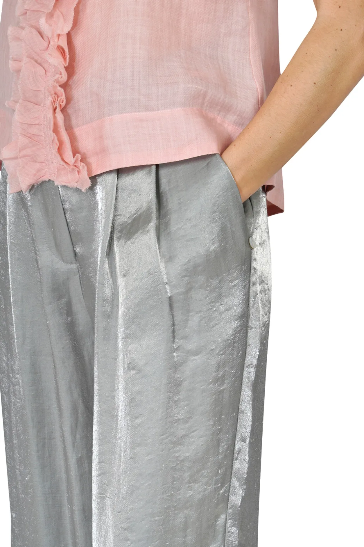 - Pantalone - 450369 - Grigio^Ottod'ame New