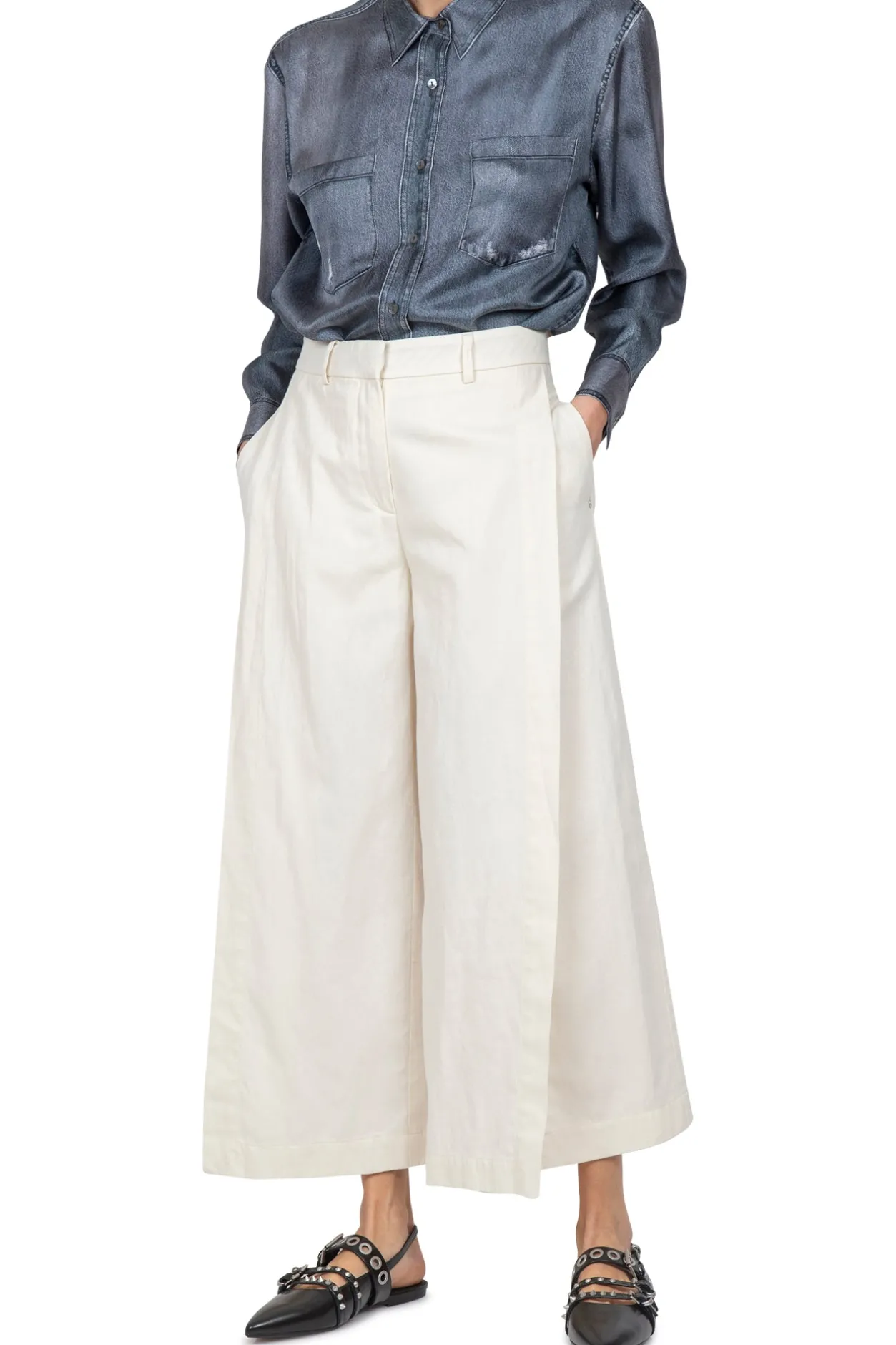 - Pantalone - 450399 - Latte^Ottod'ame Hot