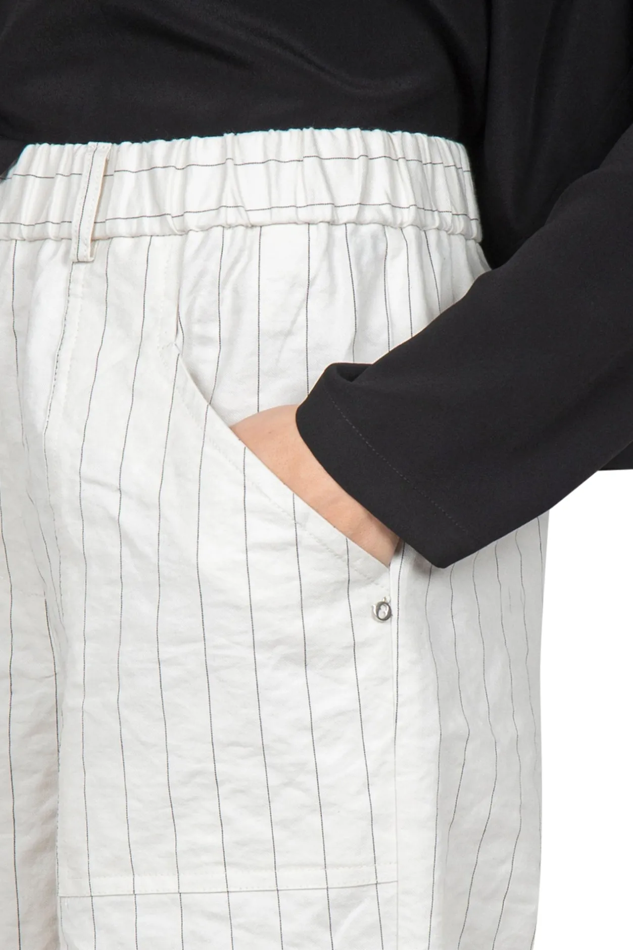 - Pantalone - 450390 - Latte/Nero^Ottod'ame Outlet