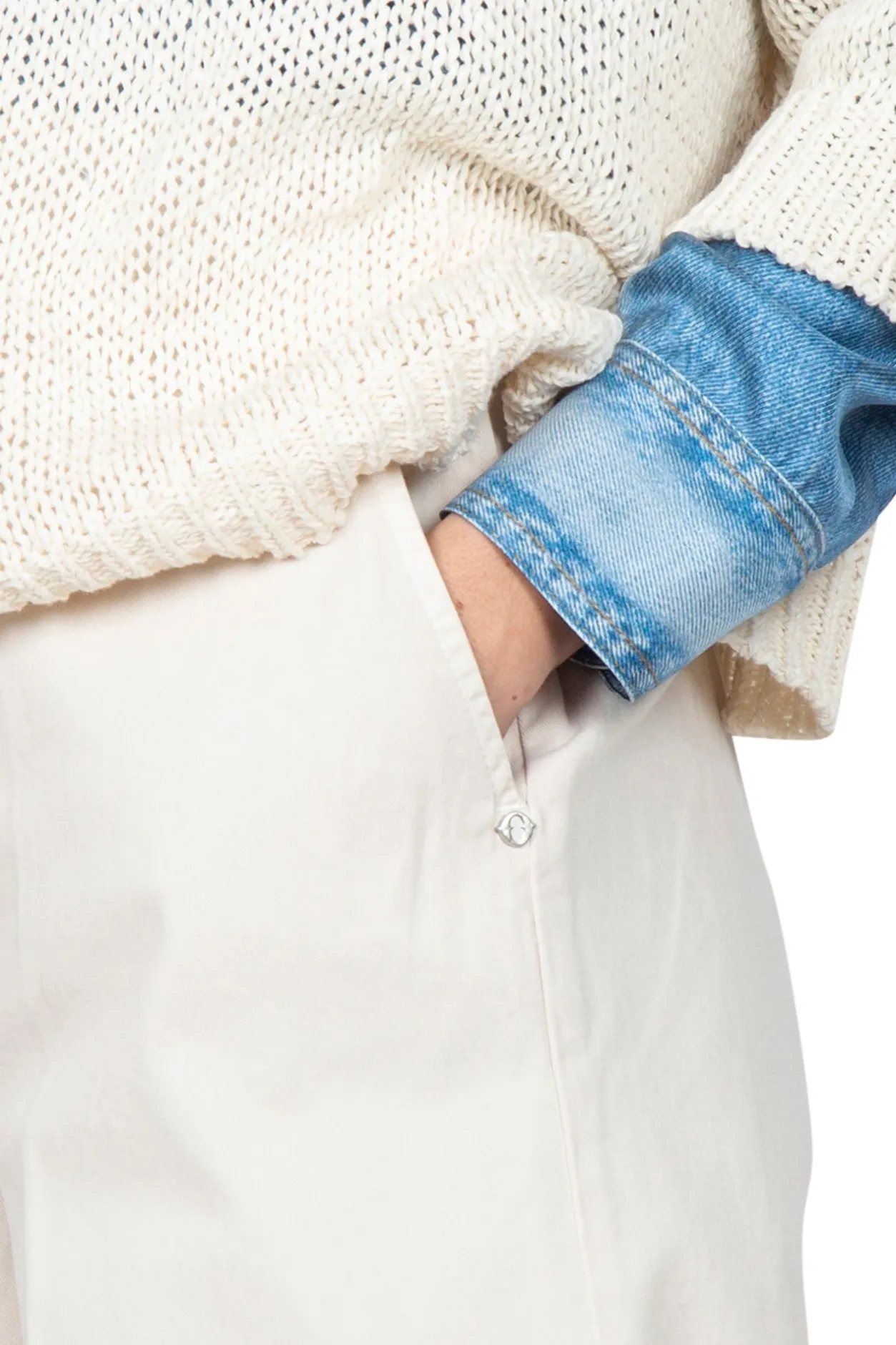 - Pantalone - 450405 - Latte^Ottod'ame Outlet