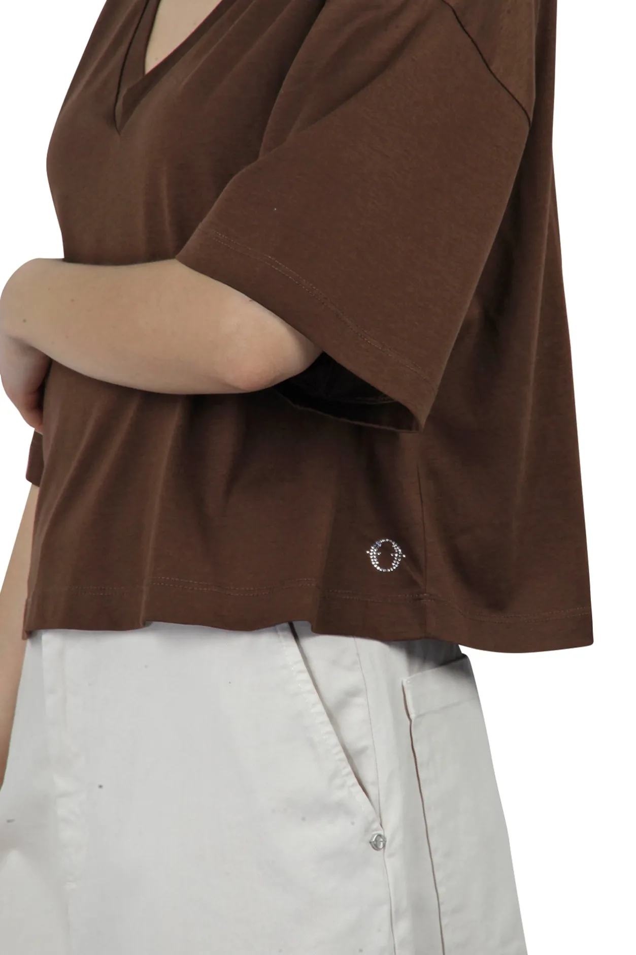 - T-shirt - 450380 - Cioccolato^Ottod'ame Fashion